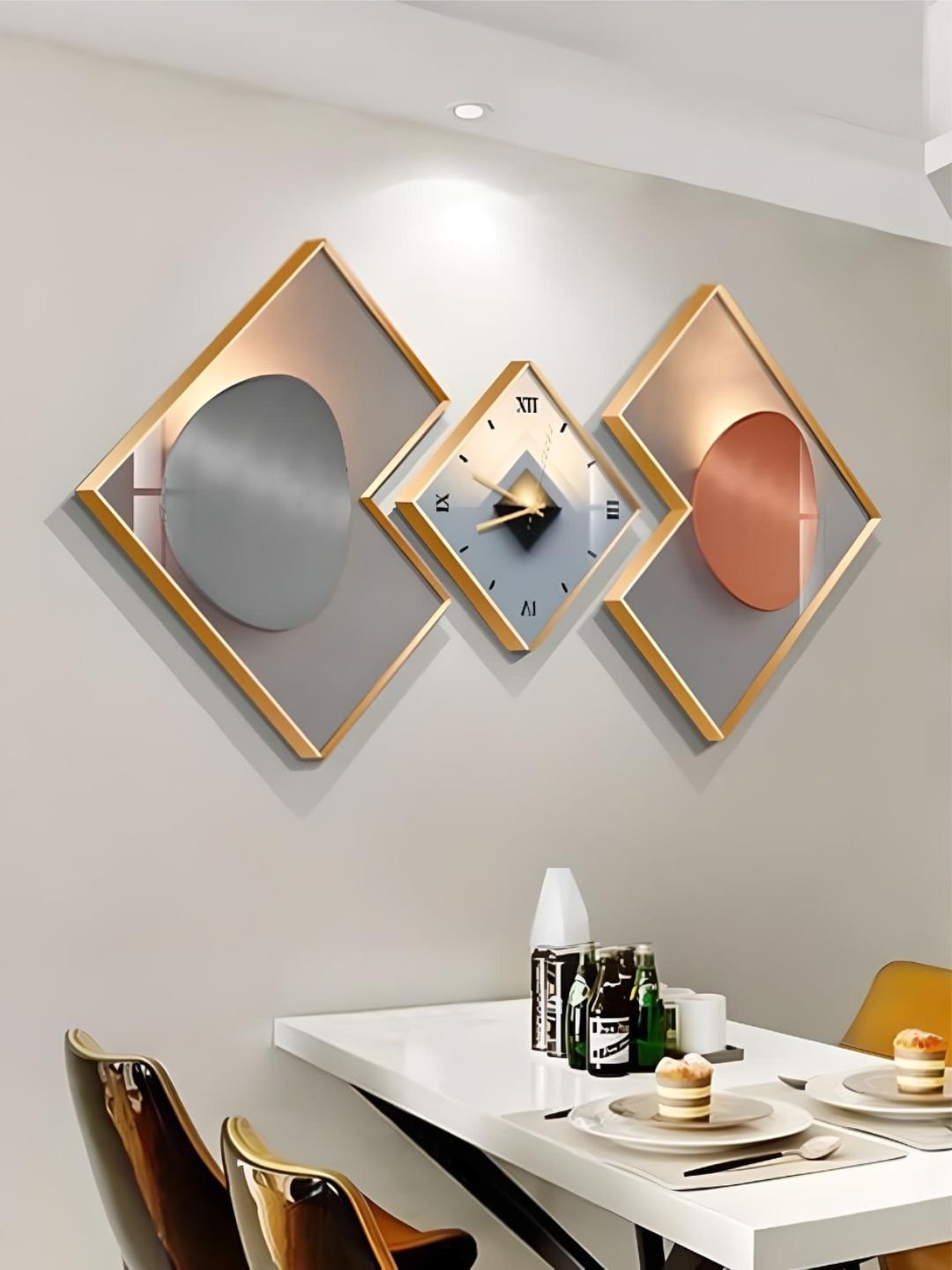 Abstract shaped wall clock