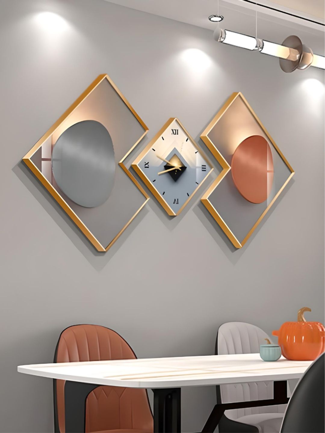 Abstract shaped wall clock