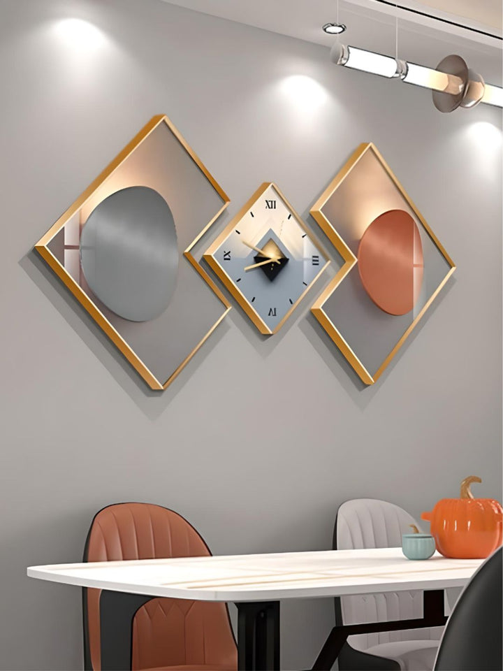 Abstract shaped wall clock