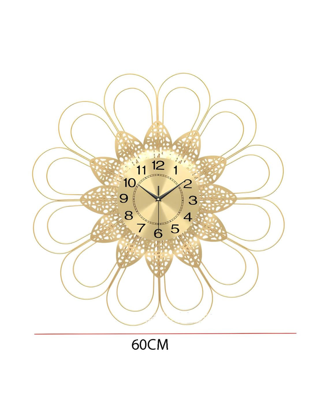 Abstract shaped wall clock