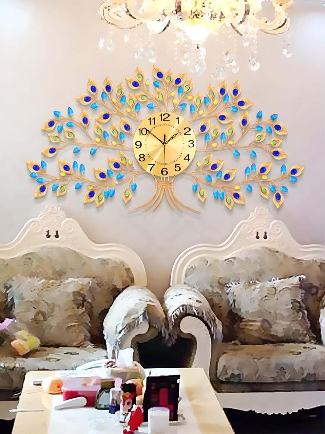 Abstract shaped wall clock