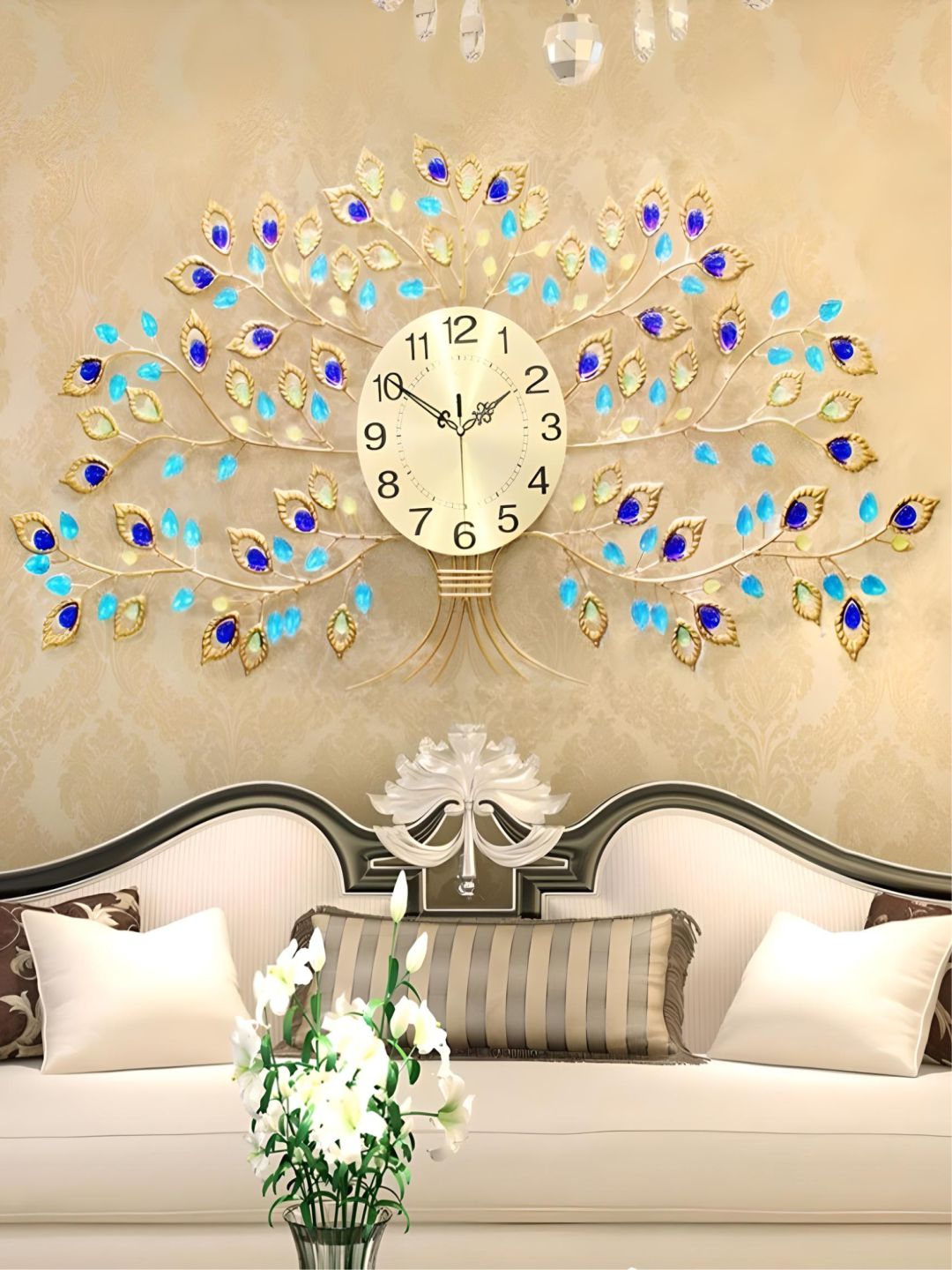 Abstract shaped wall clock
