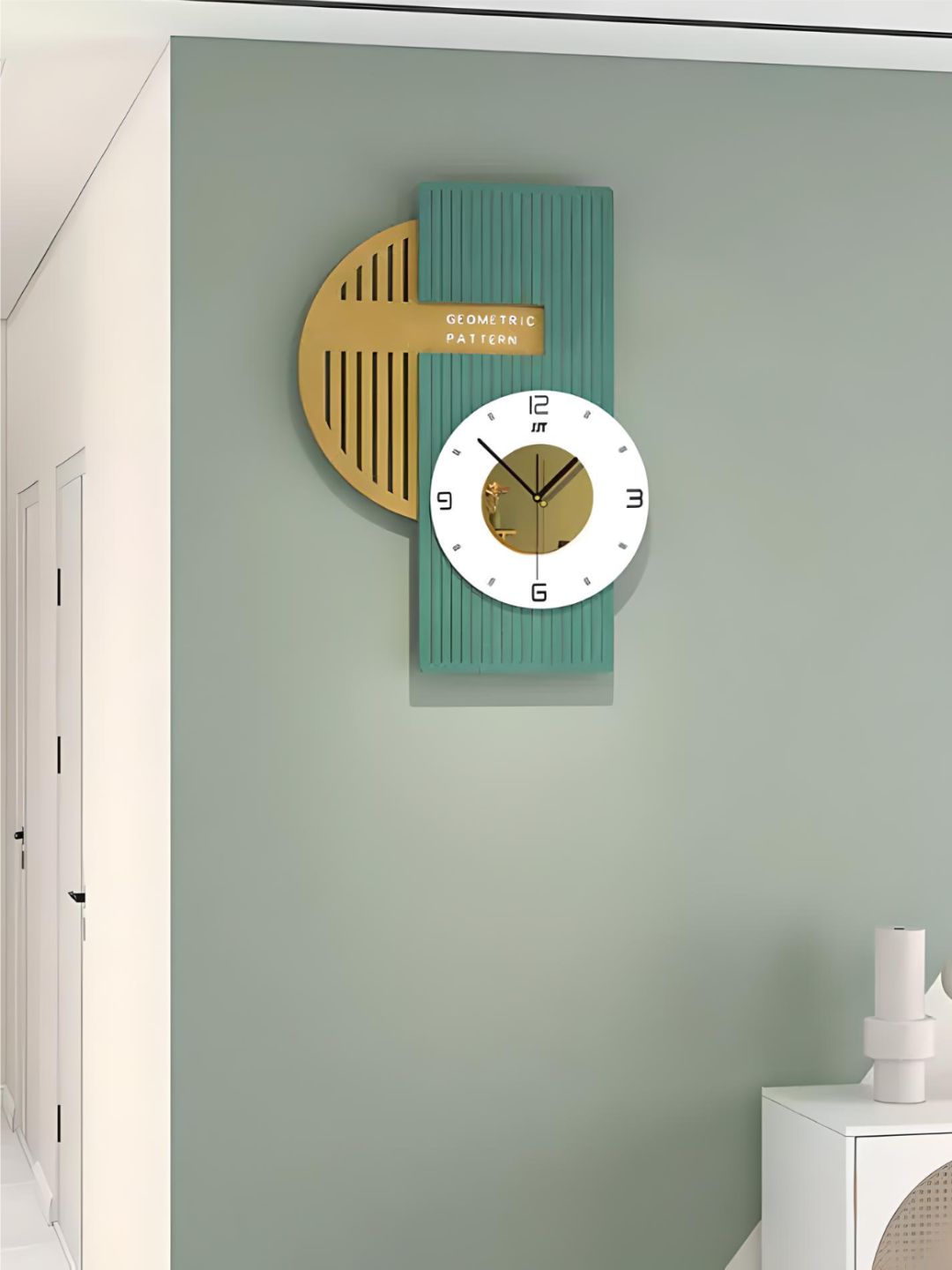 Abstract shaped wall clock