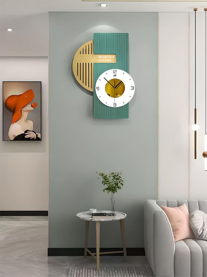 Abstract shaped wall clock