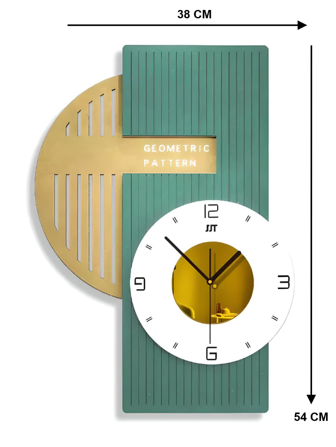 Abstract shaped wall clock