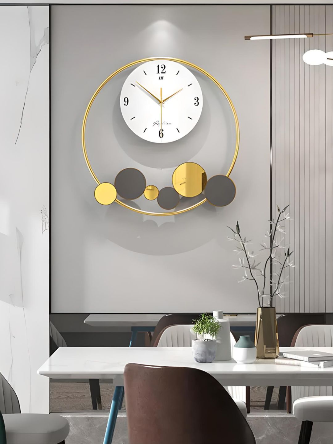 Abstract shaped wall clock
