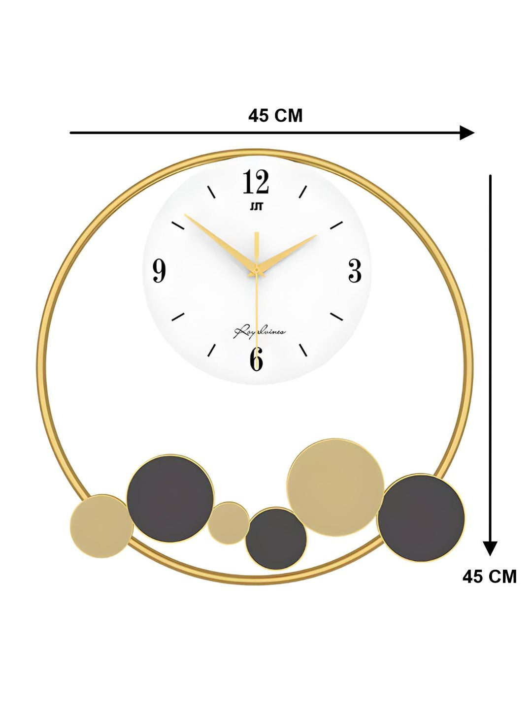 Abstract shaped wall clock