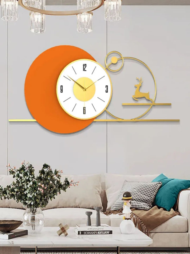 Abstract shaped wall clock