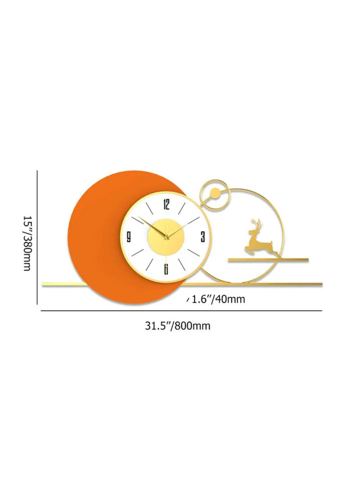 Abstract shaped wall clock