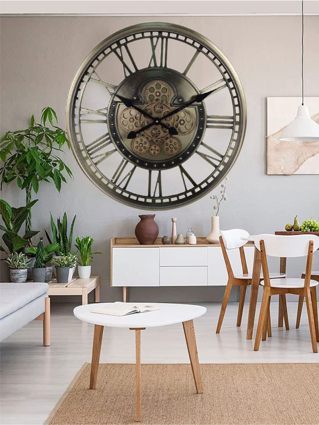 Abstract shaped wall clock