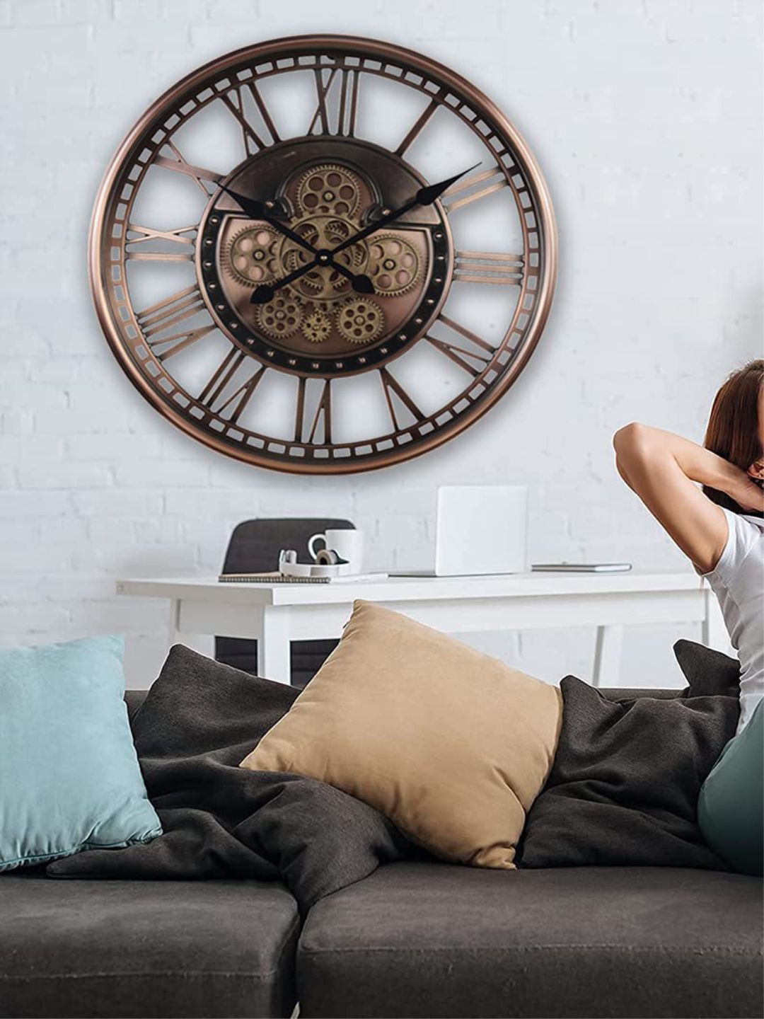 Abstract shaped wall clock