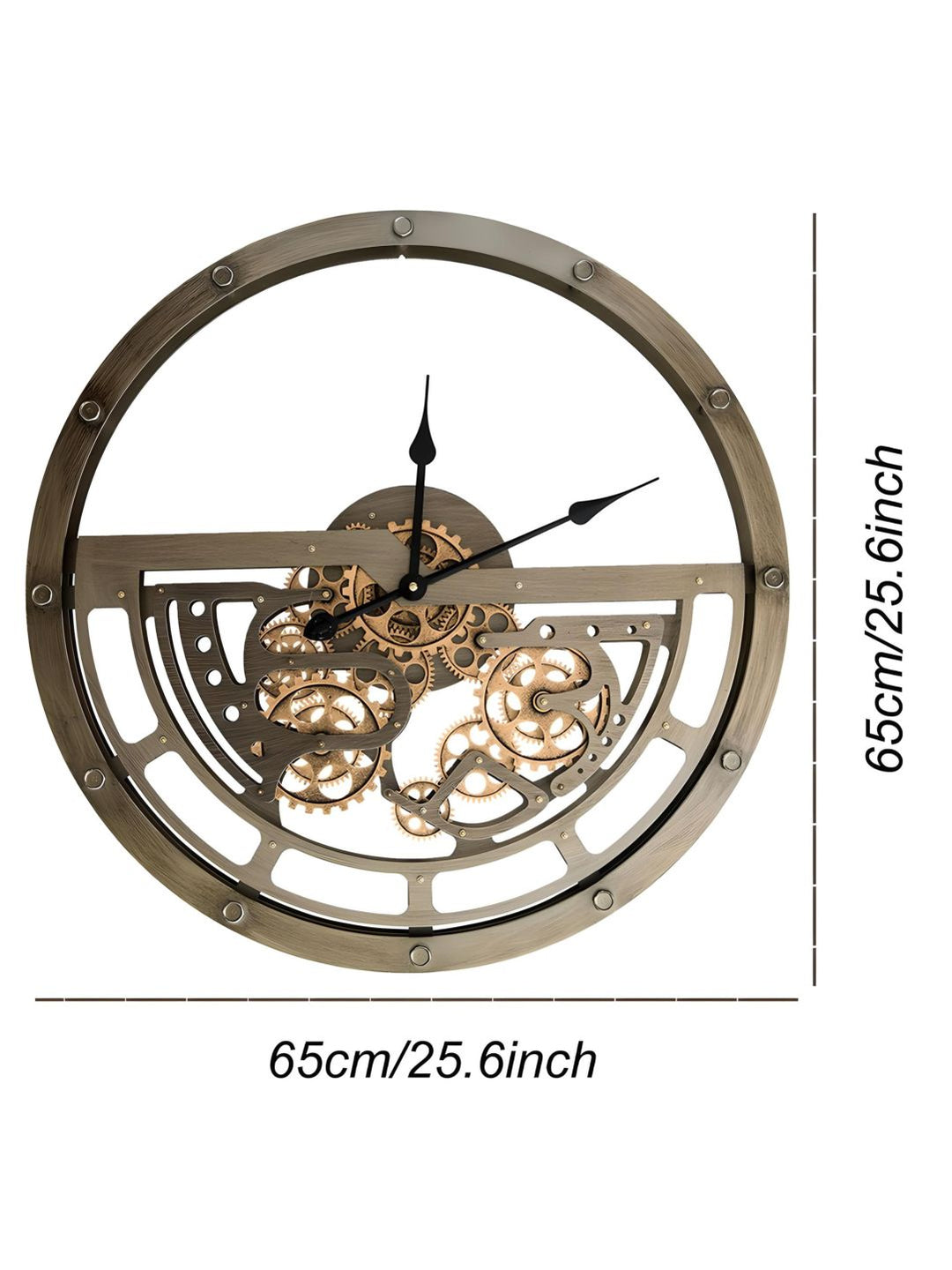 Abstract shaped wall clock