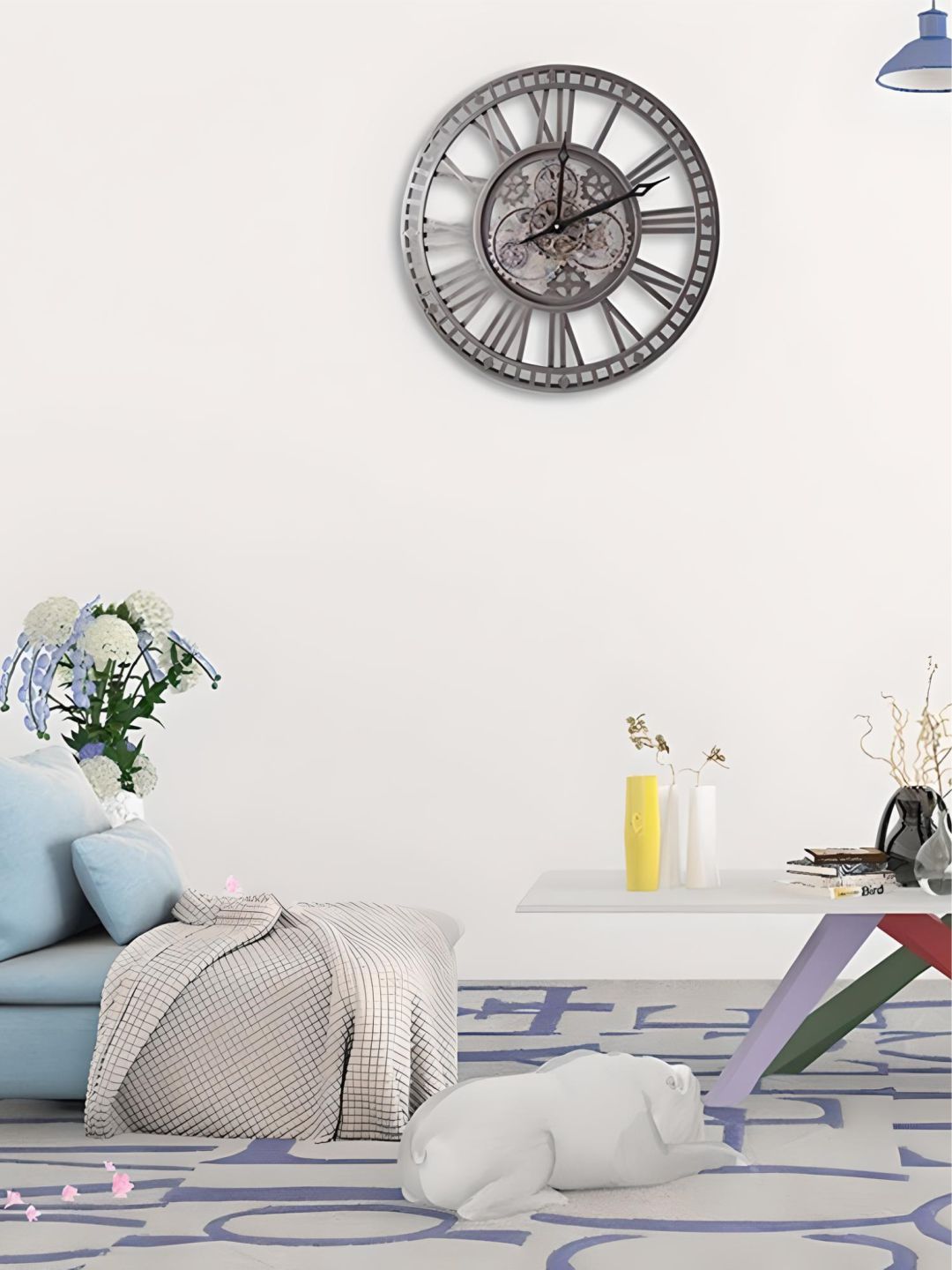 Abstract shaped wall clock