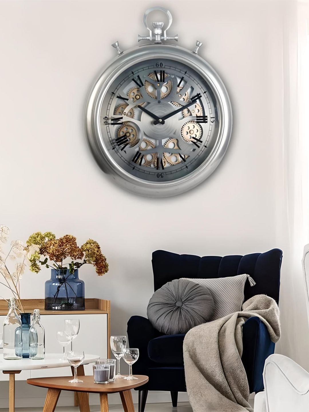 Abstract shaped wall clock