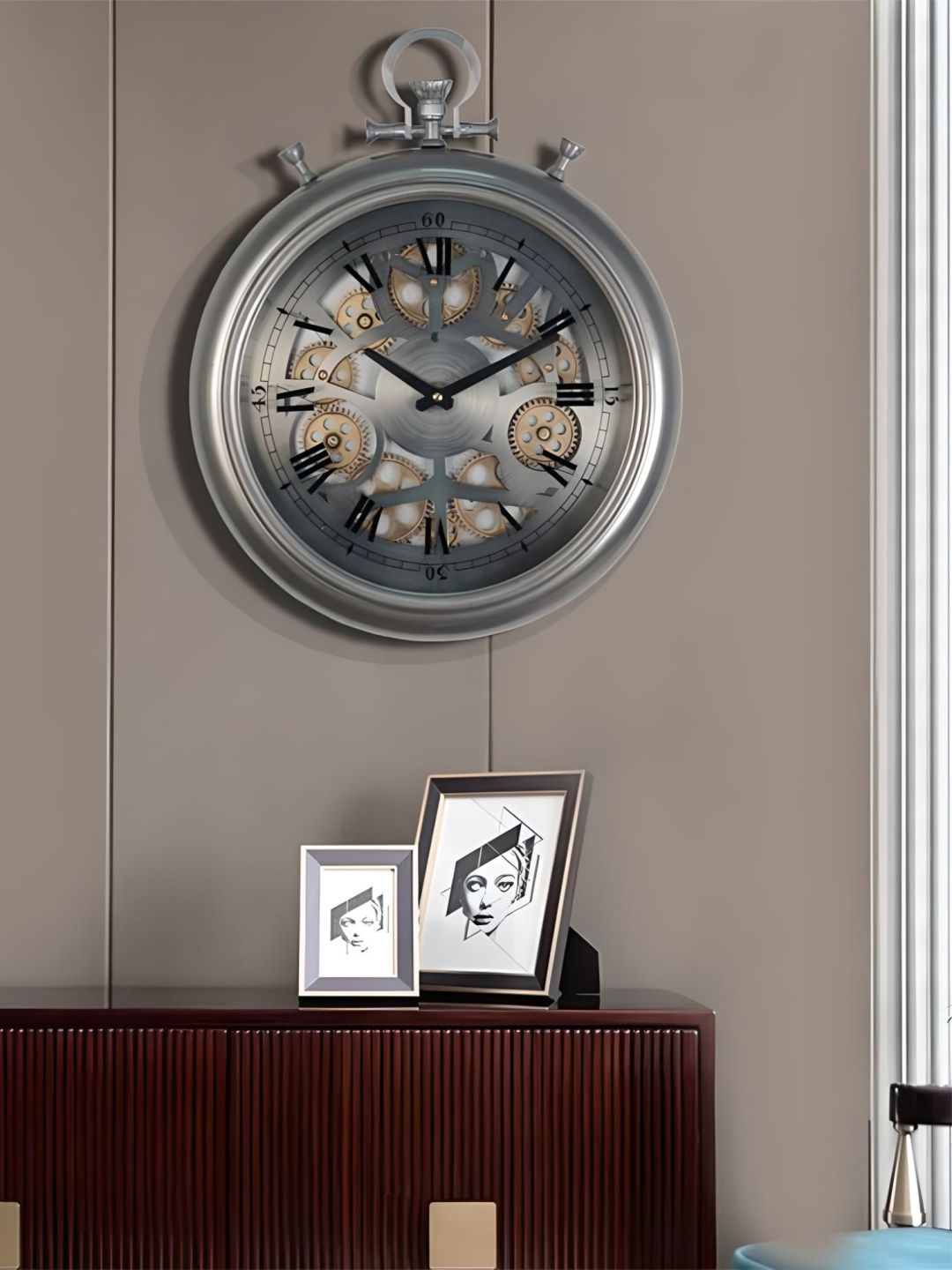 Abstract shaped wall clock