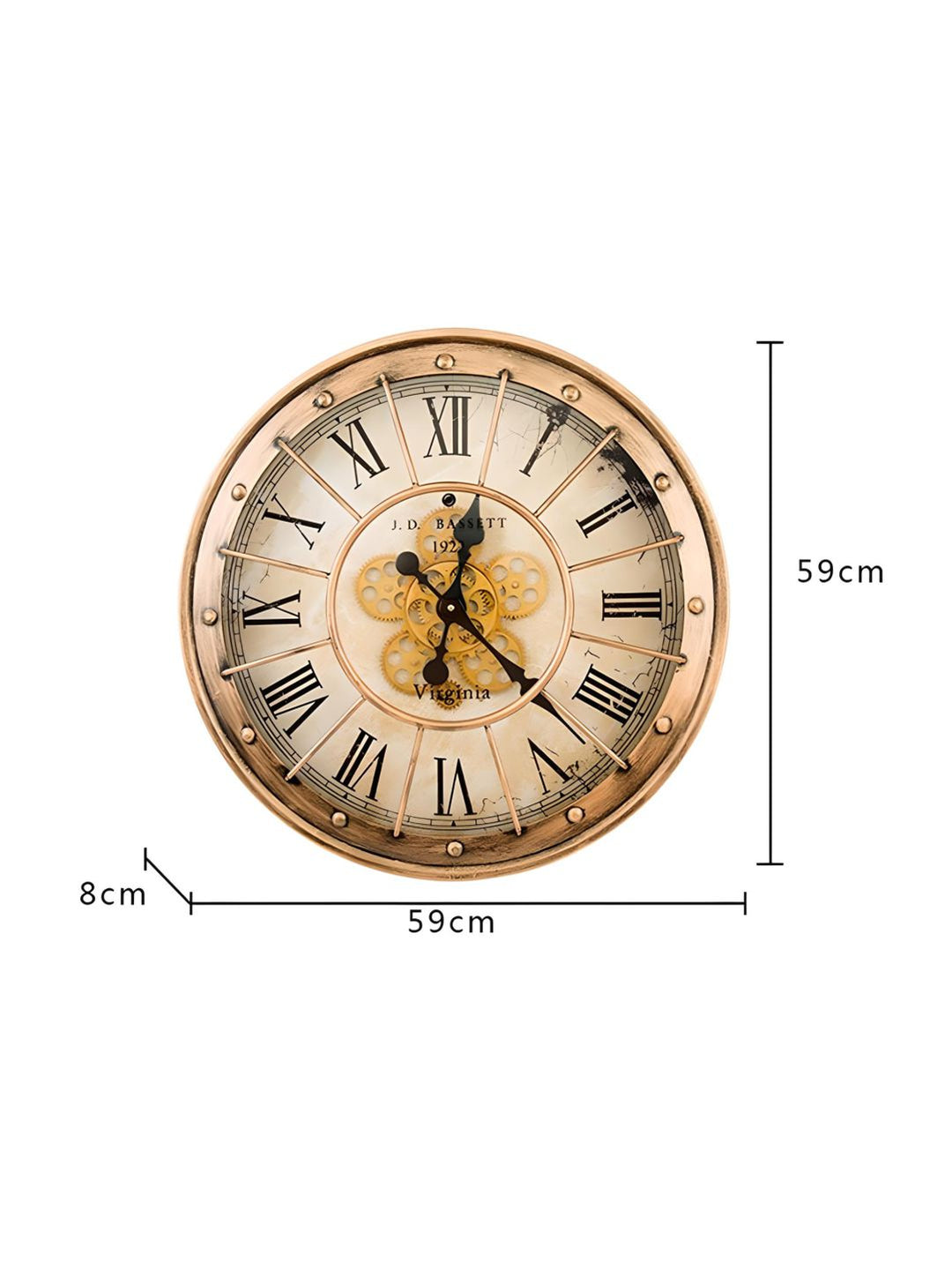 Abstract shaped wall clock