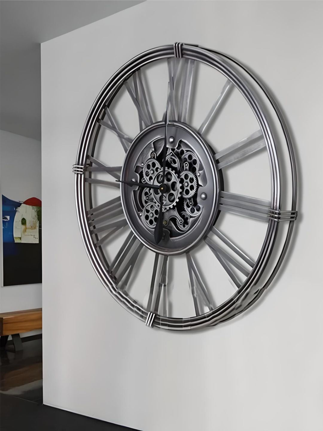 Abstract shaped wall clock