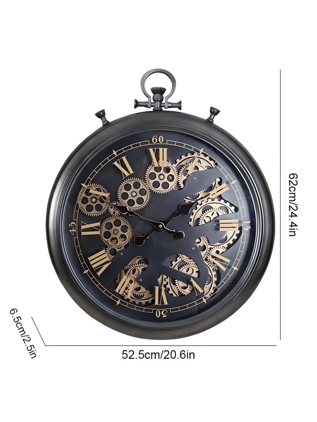 Abstract shaped wall clock