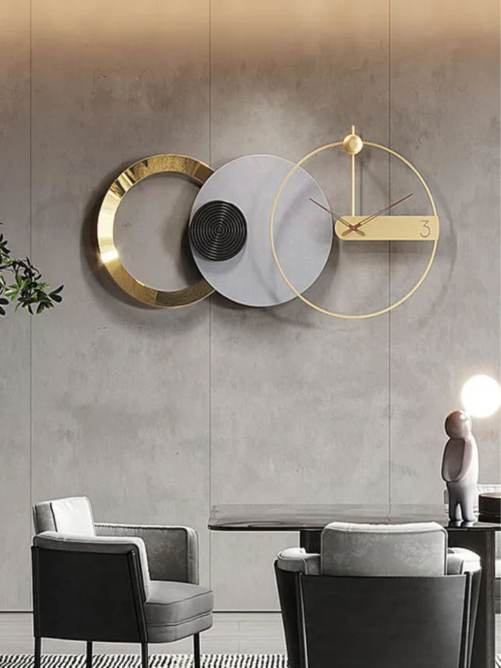 Abstract shaped wall clock