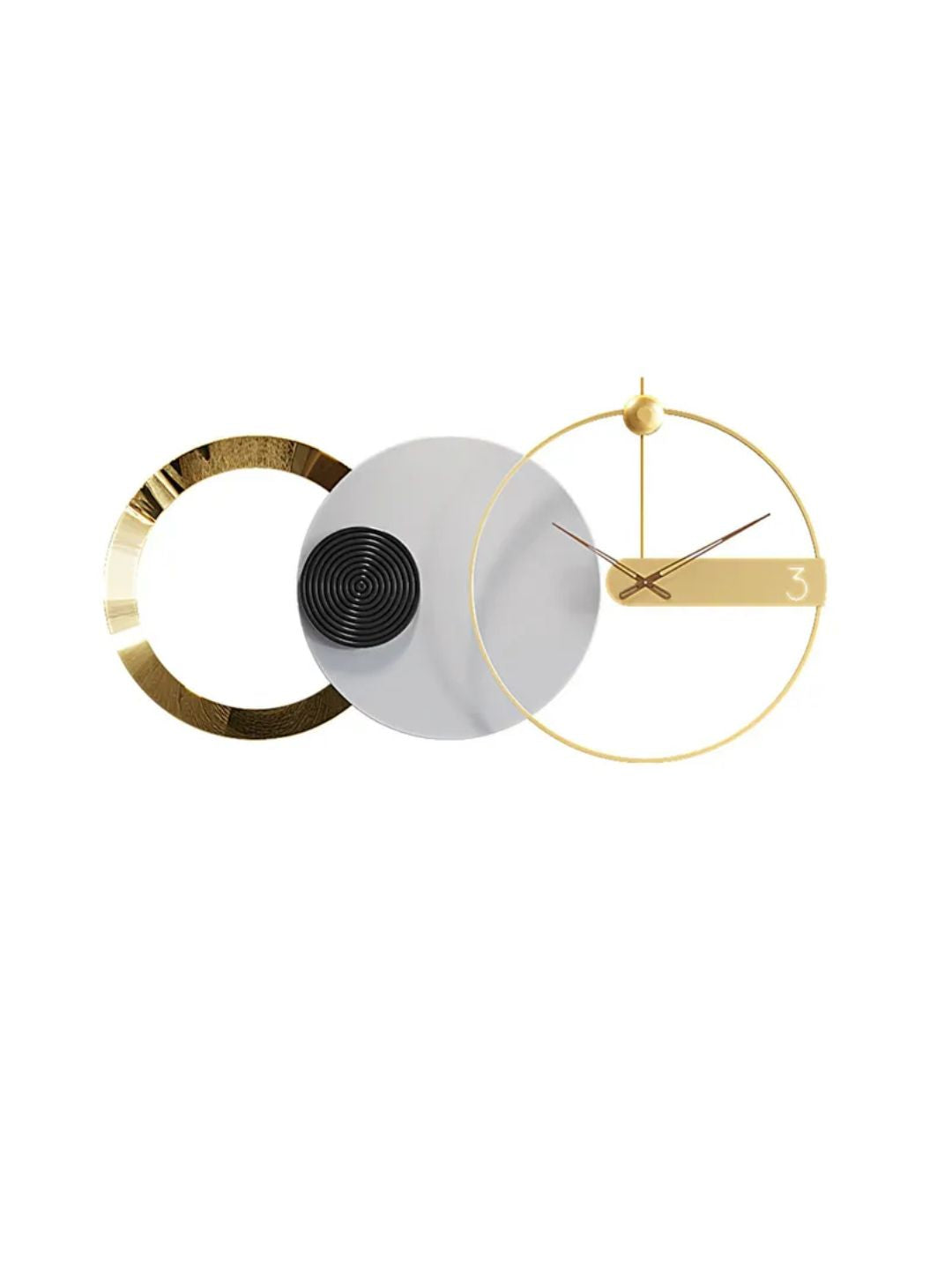 Abstract shaped wall clock