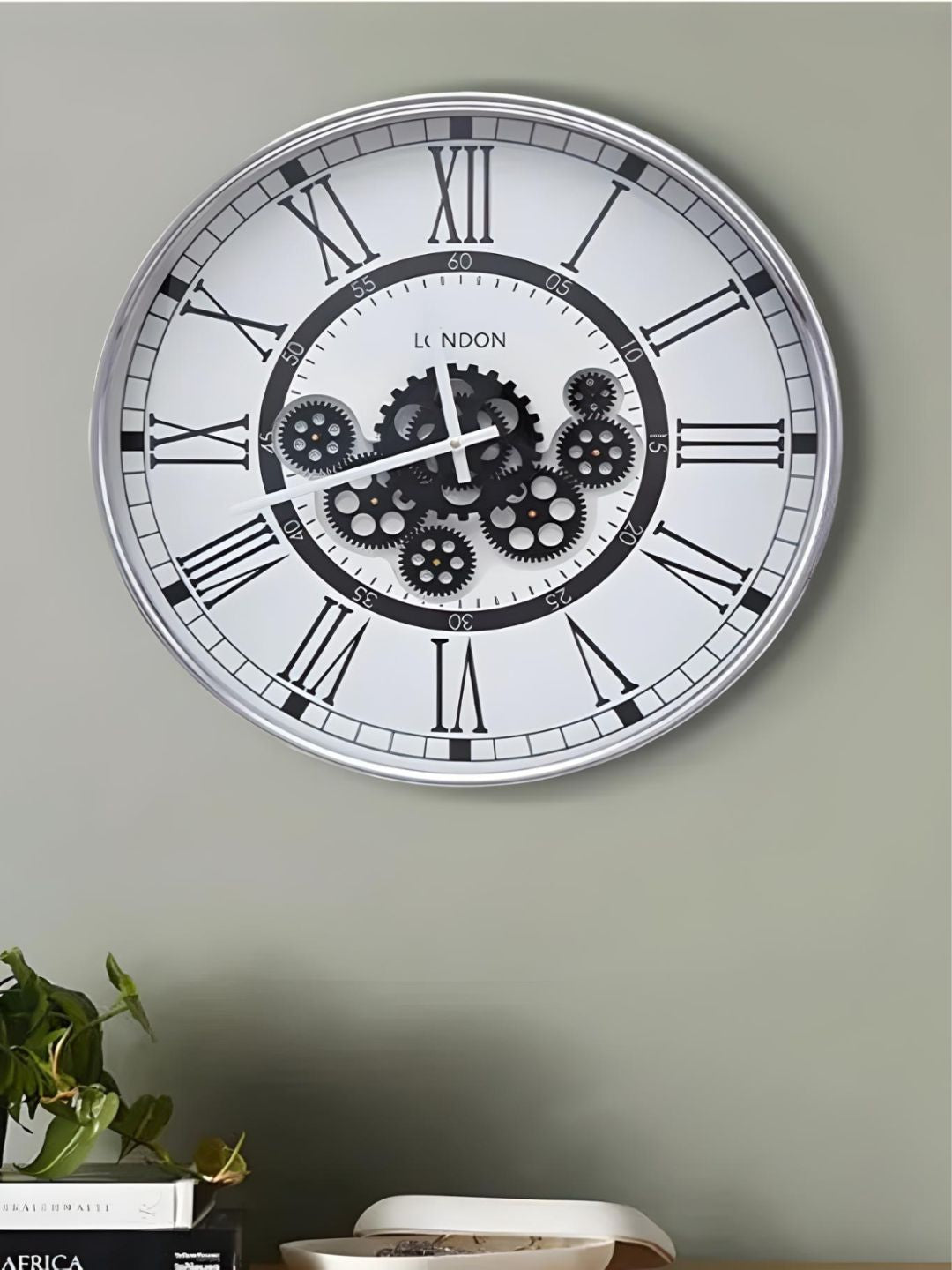 Abstract shaped wall clock
