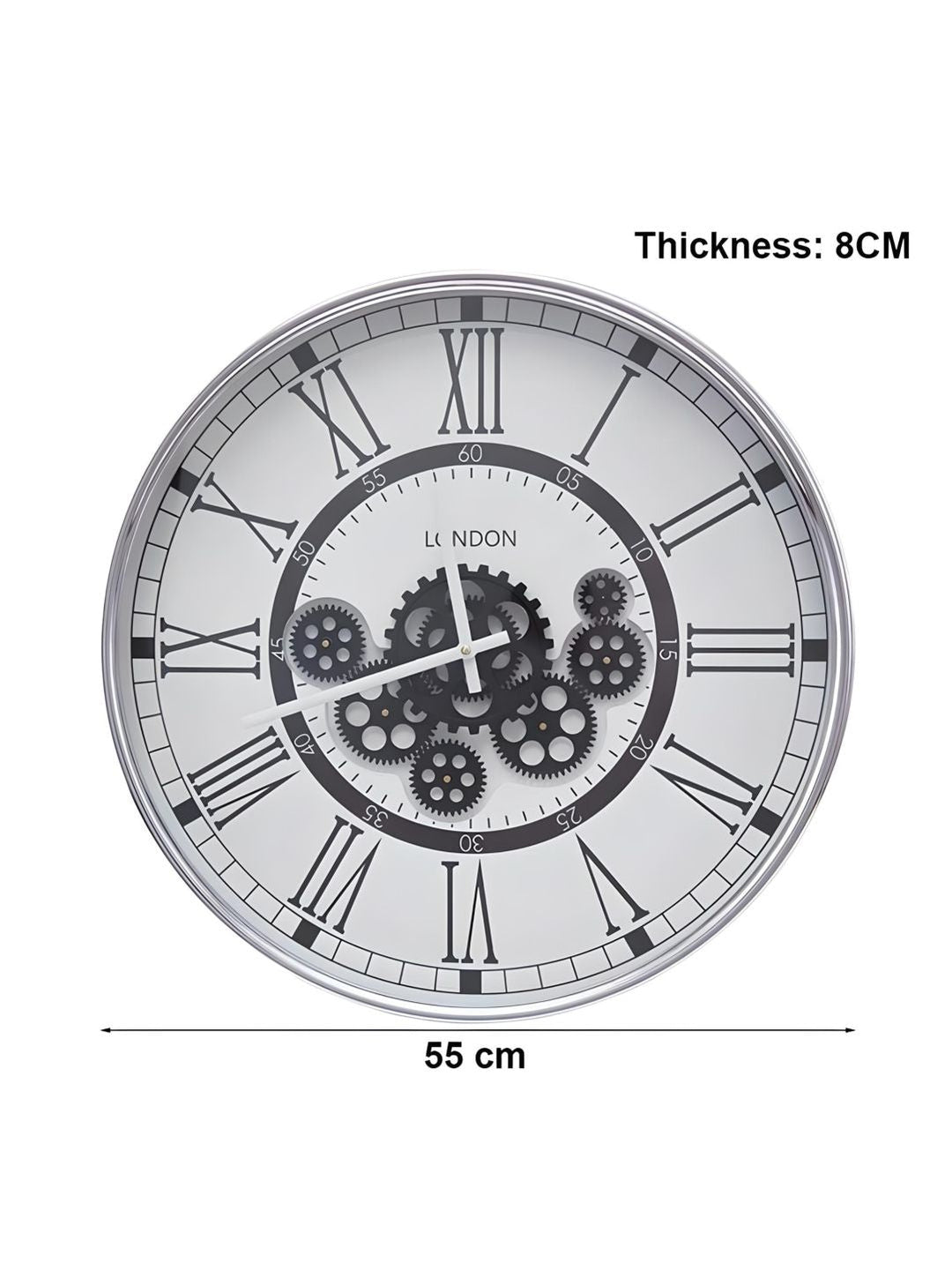 Abstract shaped wall clock