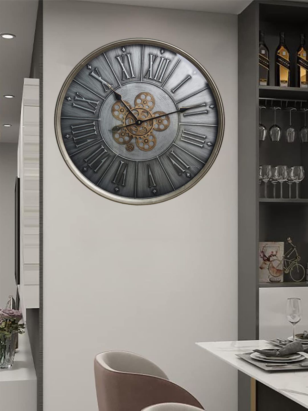 Abstract shaped wall clock