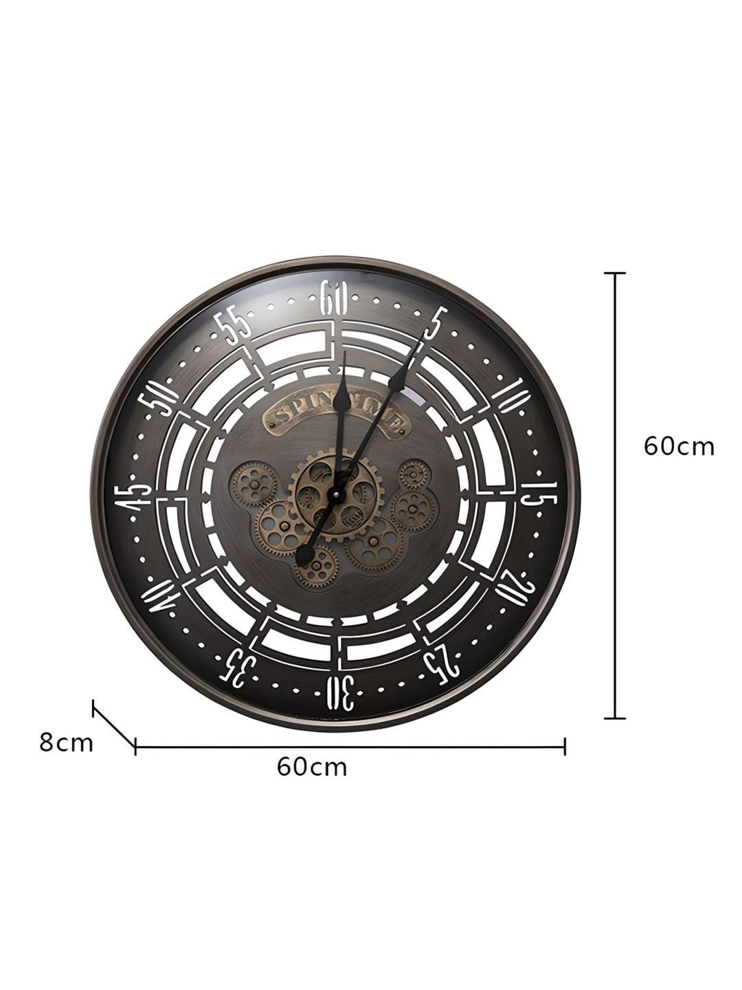 Abstract shaped wall clock