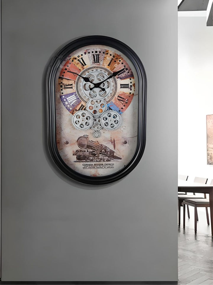 Abstract shaped wall clock