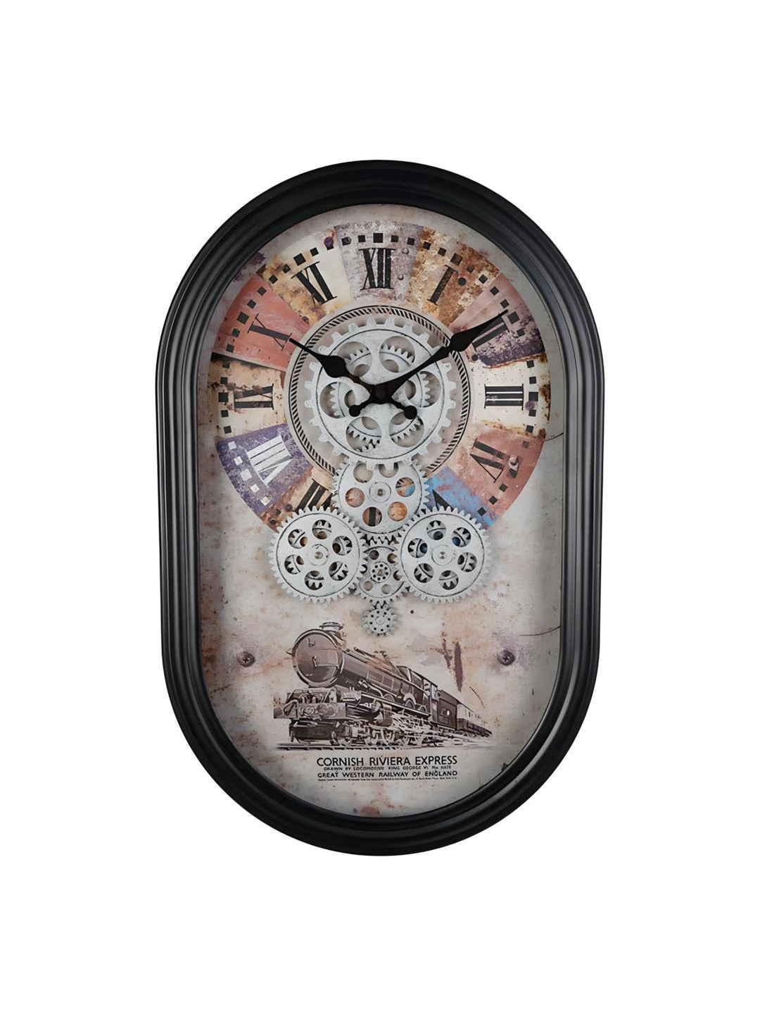 Abstract shaped wall clock