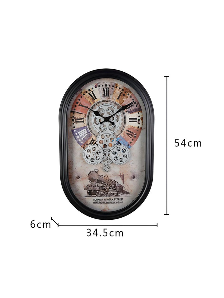 Abstract shaped wall clock