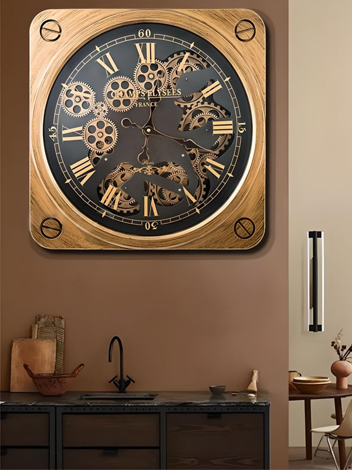 Abstract shaped wall clock