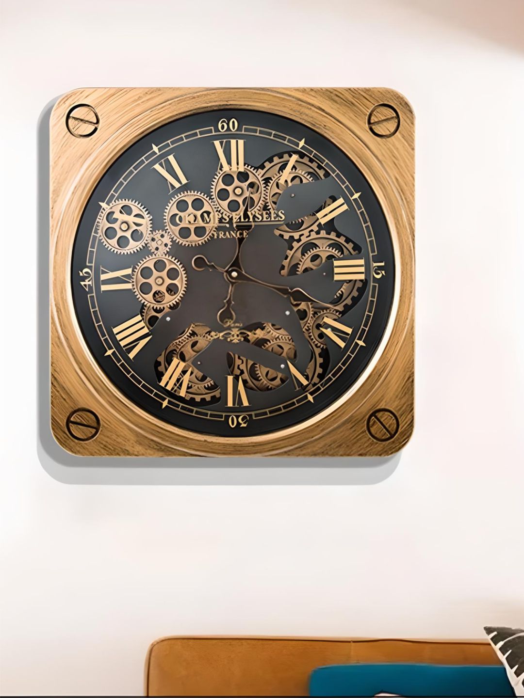 Abstract shaped wall clock