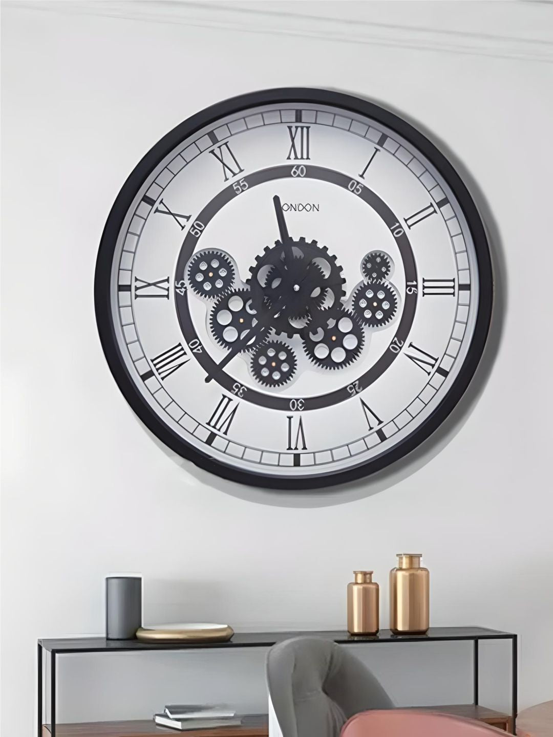 Abstract shaped wall clock