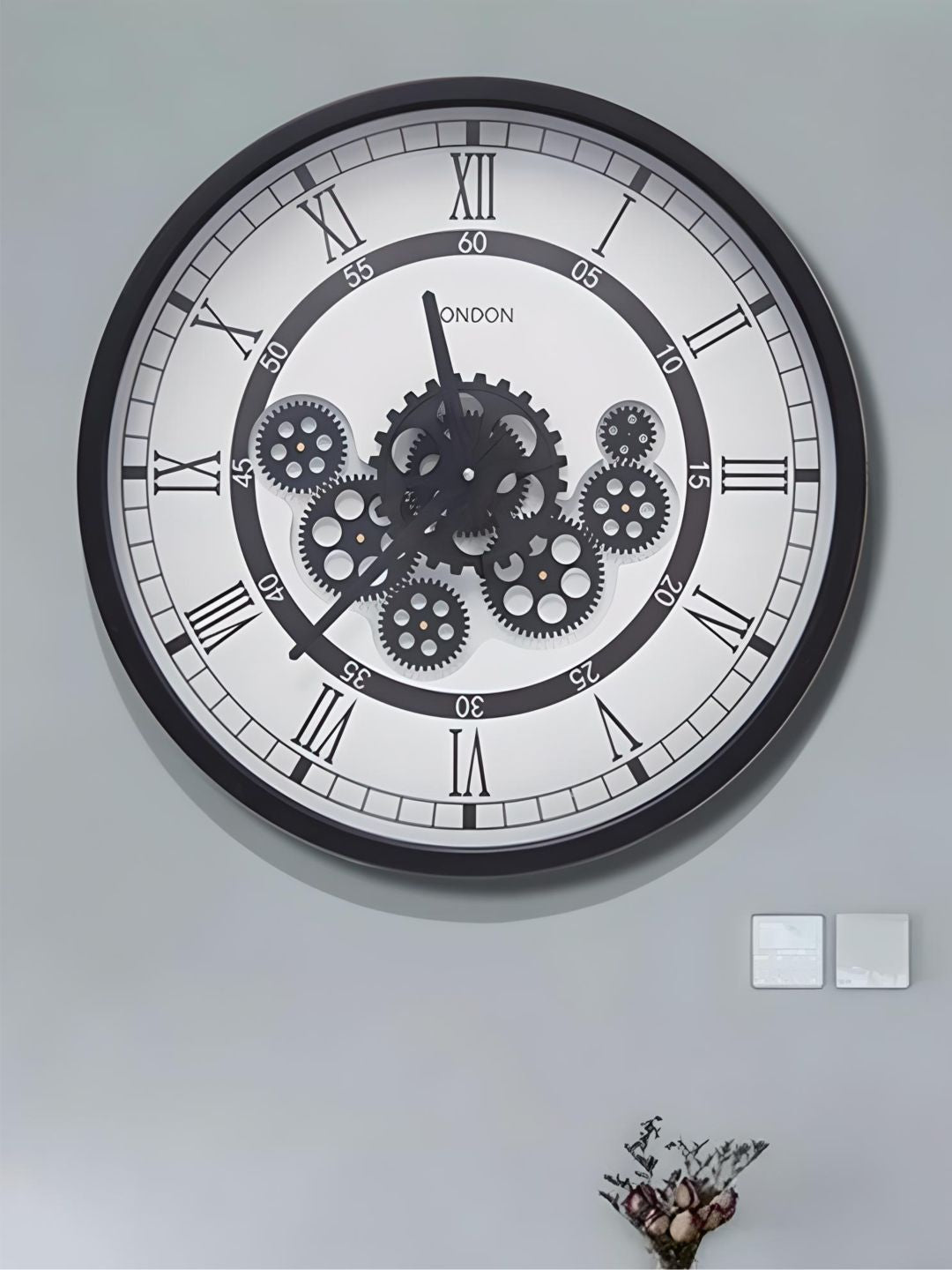 Abstract shaped wall clock