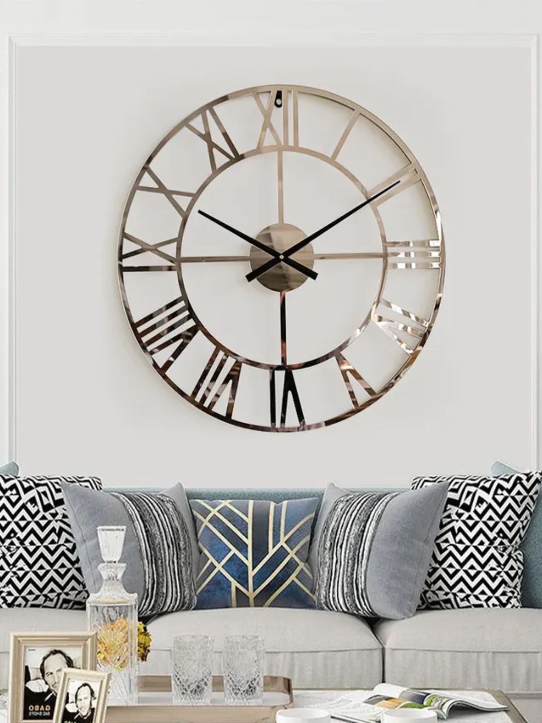 Abstract shaped wall clock