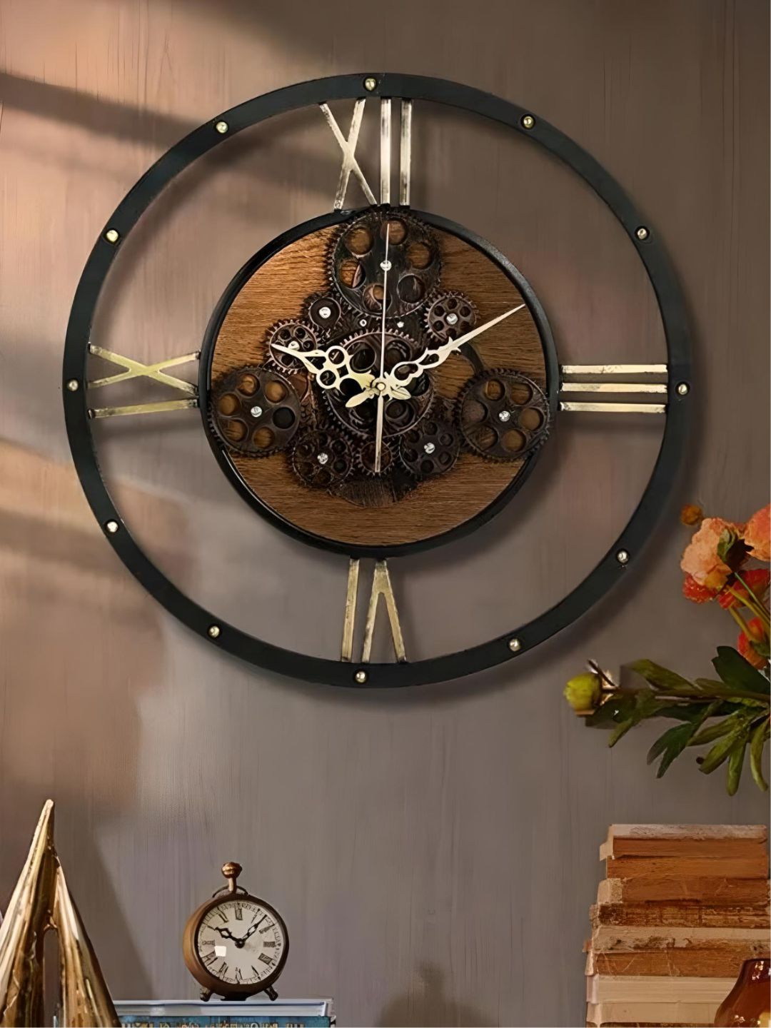 Abstract shaped wall clock