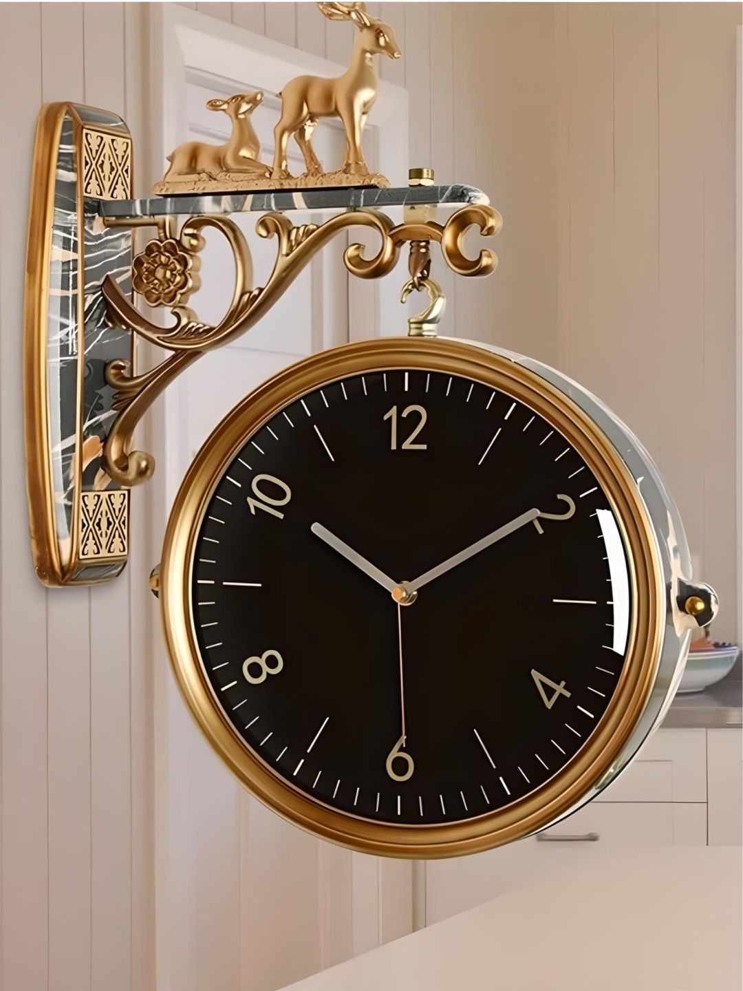 Abstract shaped wall clock