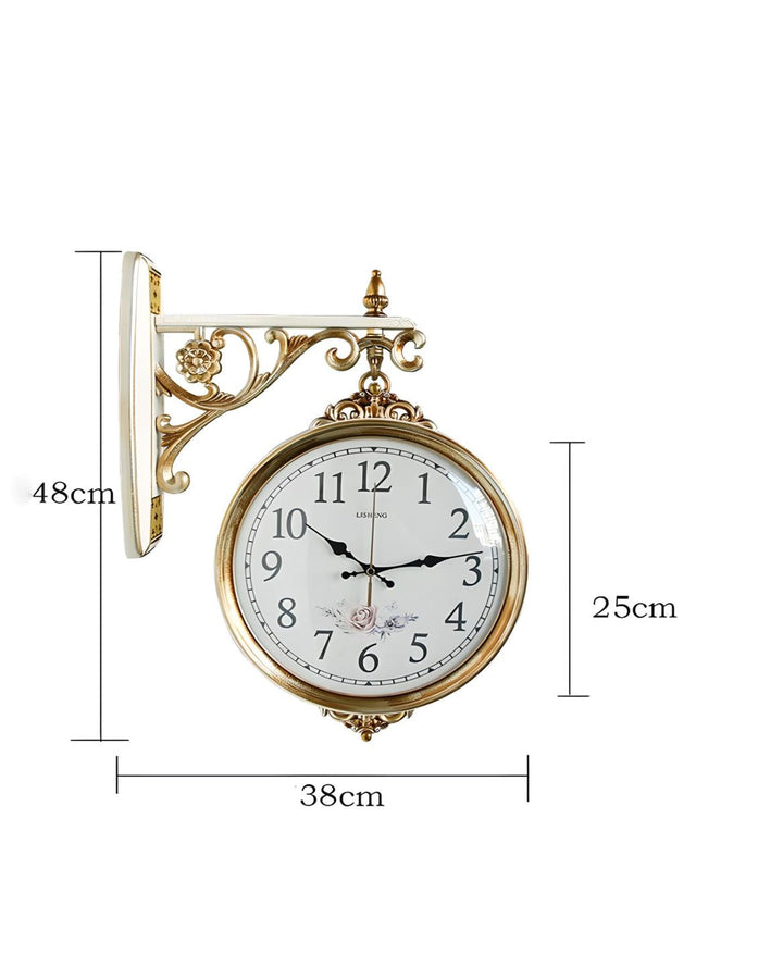 Abstract shaped wall clock