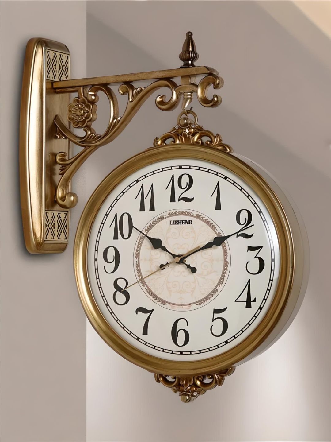 Abstract shaped wall clock