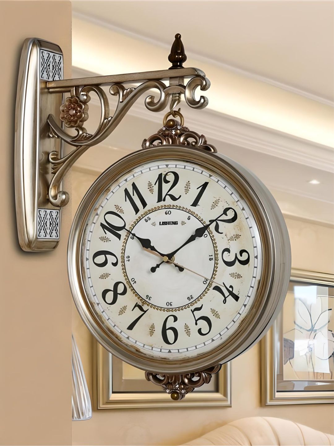 Abstract shaped wall clock