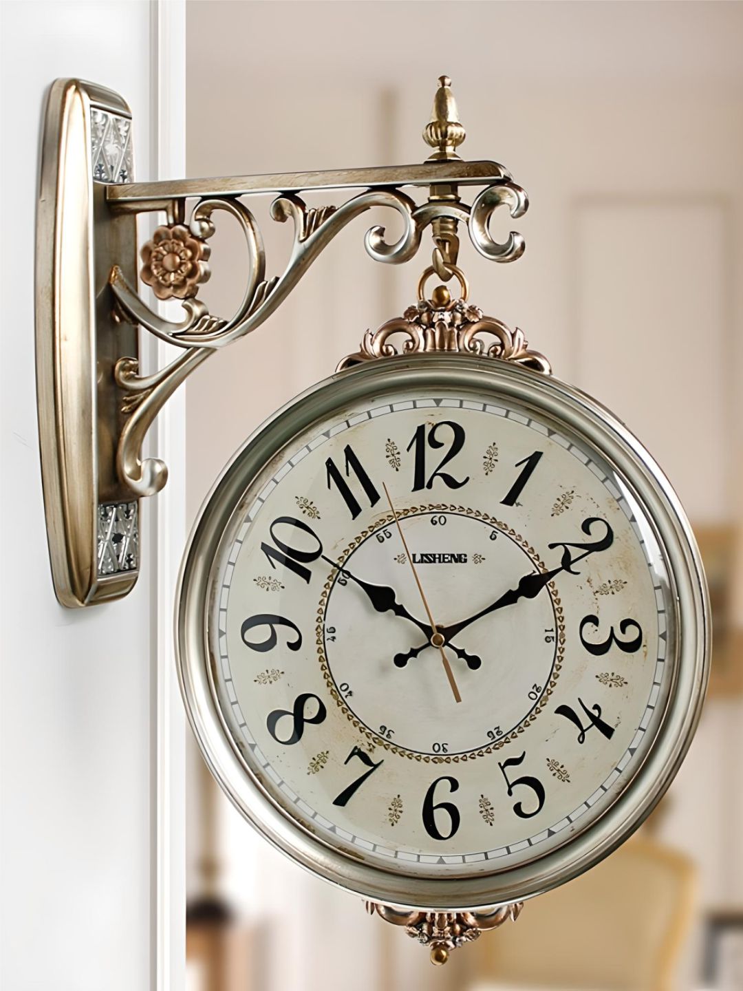 Abstract shaped wall clock