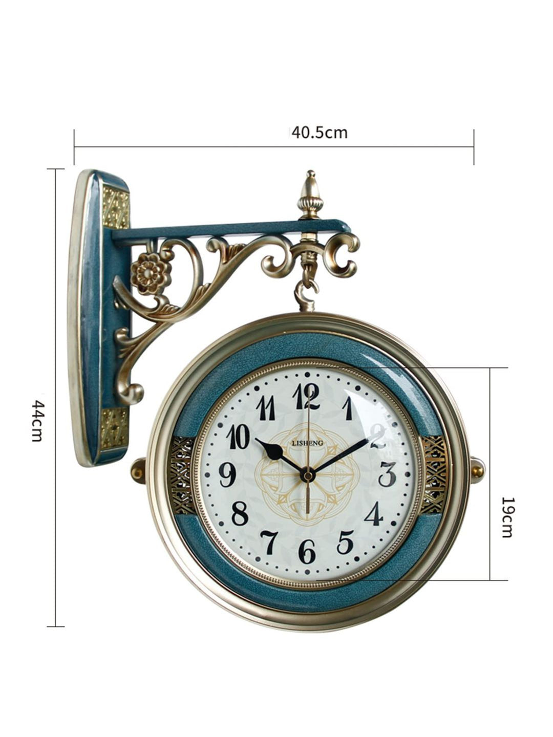 Abstract shaped wall clock