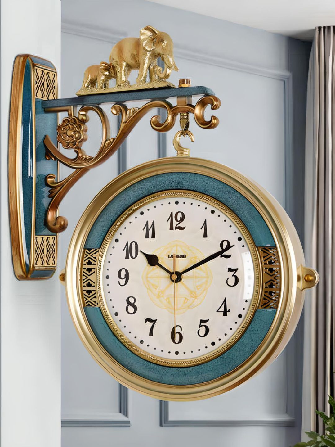 Abstract shaped wall clock