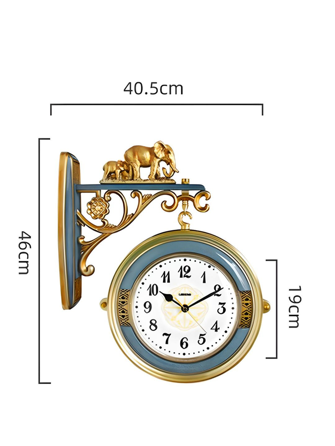 Abstract shaped wall clock