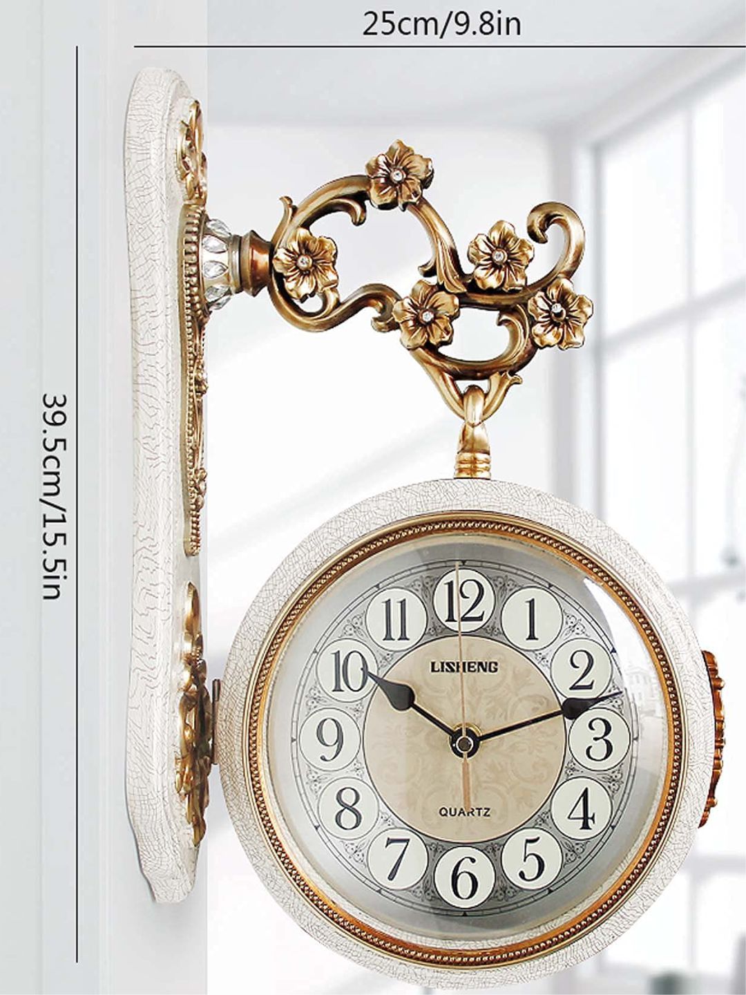 Abstract shaped wall clock