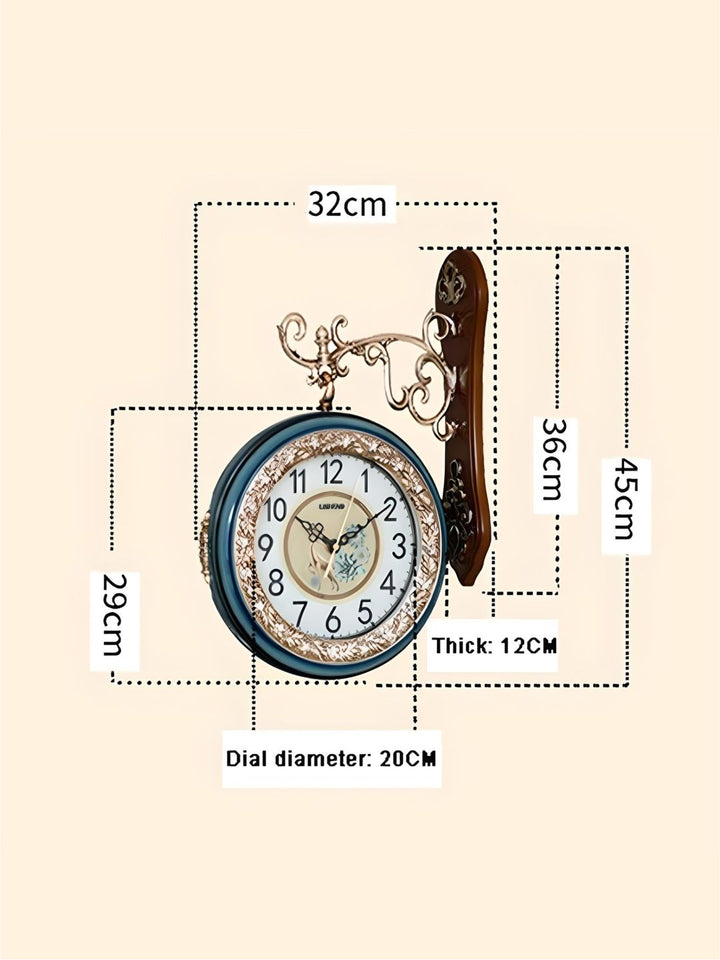 Abstract shaped wall clock