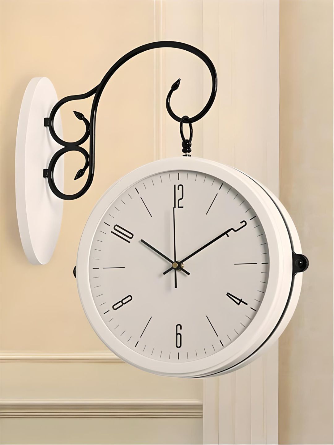 Abstract shaped wall clock