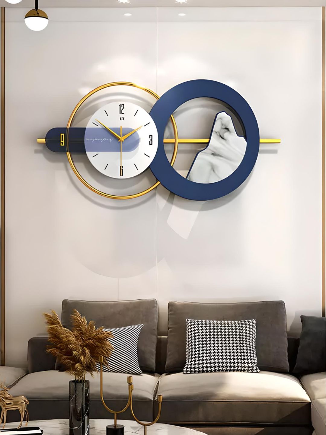 Abstract shaped wall clock