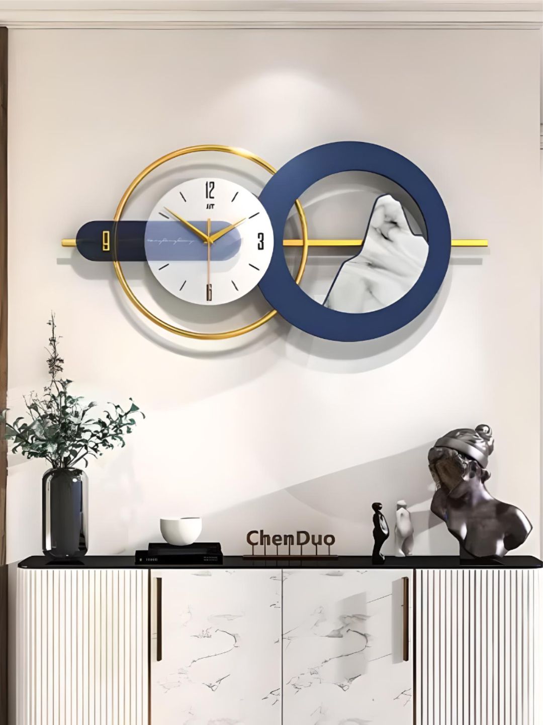 Abstract shaped wall clock